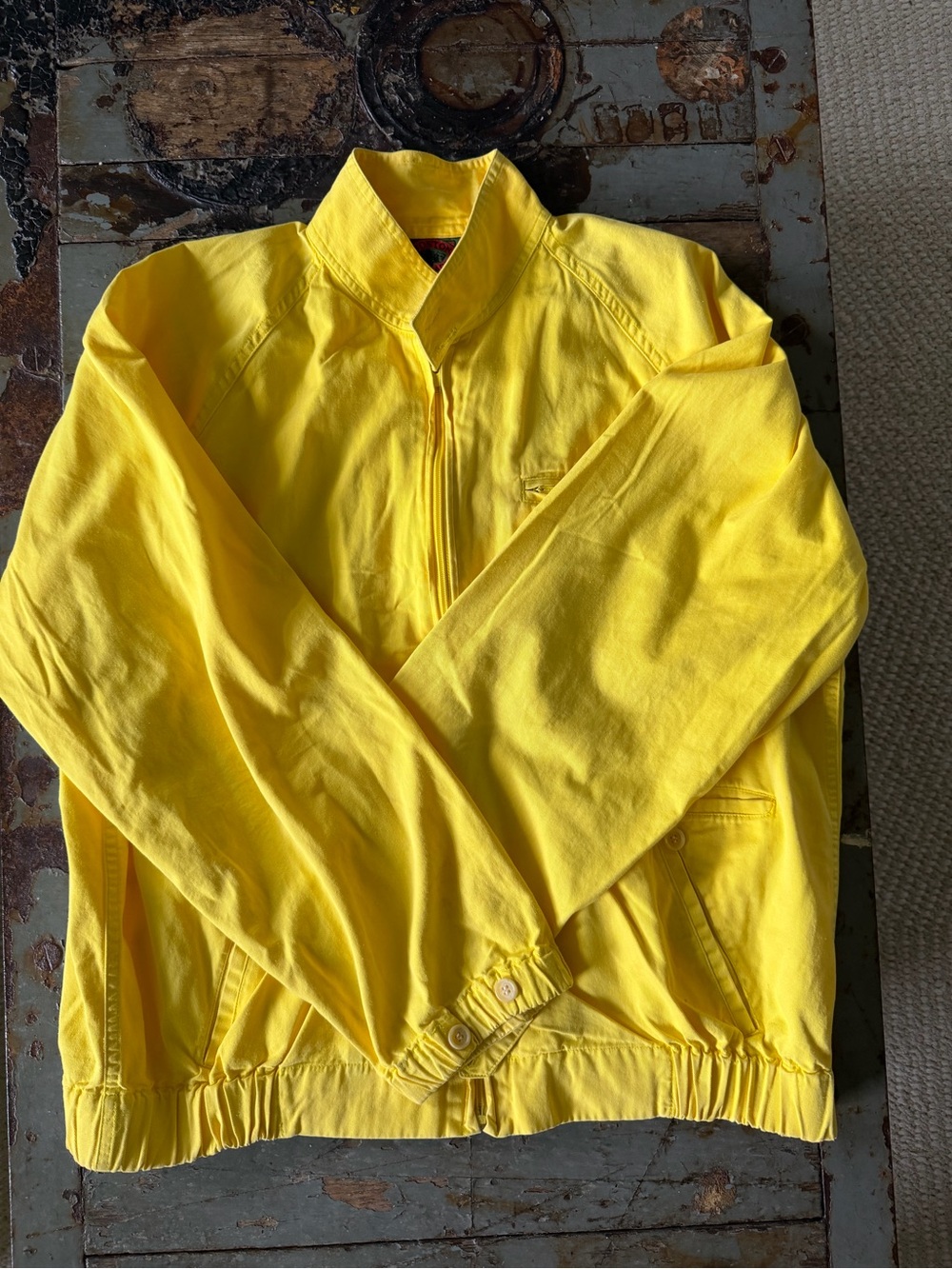 Boston Traders Yellow Casual Zip Jacket
